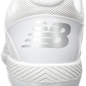 New Balance Women's Fuse V1 Metal Softball Shoe, White, 8 B US