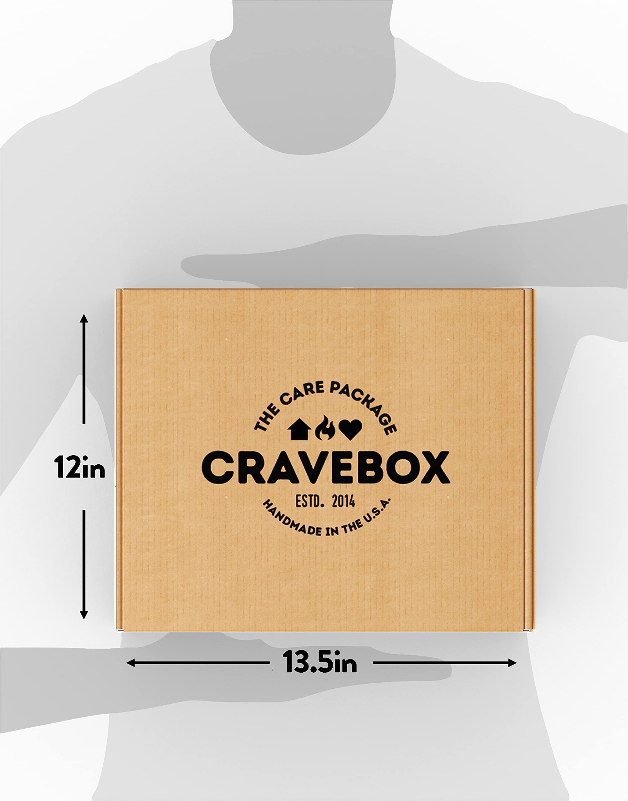 CRAVEBOX Snack Box (65 Count) Spring Finals Variety Pack Care Package Gift Basket Adult Kid Guy Girl Women Men Birthday College Student Office School