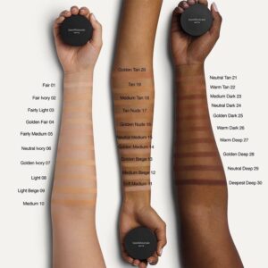 bareMinerals Original Loose Powder Foundation SPF 15, Lightweight Mineral Loose Powder Foundation Makeup, Buildable Coverage, Talc Free, Vegan