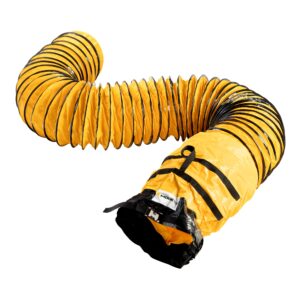 mounto 25ft pvc flexible duct hosing for exhaust fan (8inch)