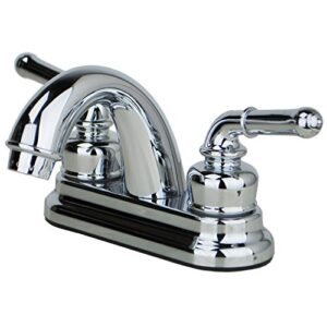 laguna brass 2001cp rv mobile home non-metallic centerset lavatory faucet, chrome finish