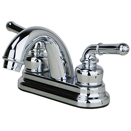 Laguna Brass 2001CP RV Mobile Home Non-Metallic Centerset Lavatory Faucet, Chrome Finish