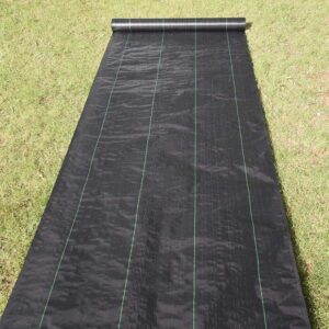 Premium 5oz Pro Garden Weed Barrier Landscape Fabric by ECOgardener - Durable & Heavy-Duty Weed Block Gardening Mat, Easy Setup & Superior Weed Control, Eco-Friendly & Convenient Design, 4ft x 50ft