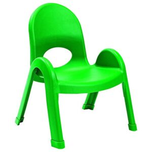 angeles 9-inch value stack chairs set of 4 (shamrock green) (ab7709pg4)