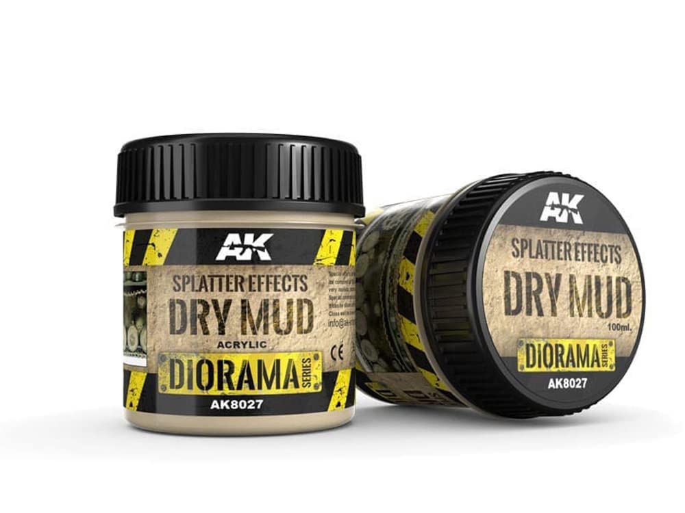 AK-Interactive Splatter Effects Dry Mud - 100ml (Acrylic)