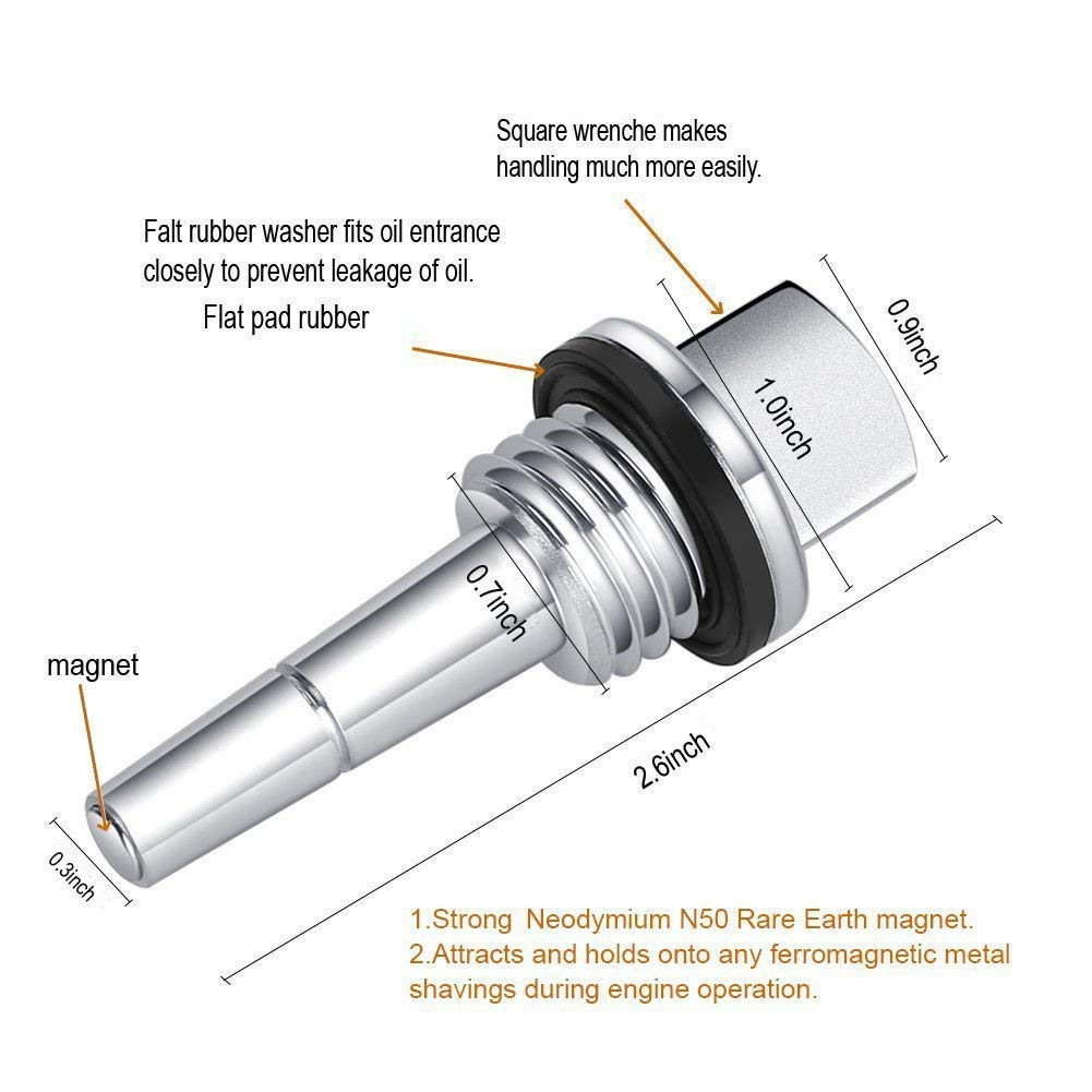 Atima Magnetic Oil Dipstick Fits Champion 73536i Wen 56200i 56235i 56203i Predator 3500W Inverter Generator