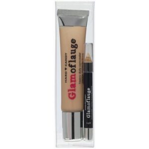 hard candy glamoflauge heavy duty concealer with pencil, 1221 honey