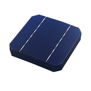 VIKOCELL 40Pcs 2.8W A Grade 125MM Monocrystalline Solar Cells 5x5 for DIY Solar Panel 100W