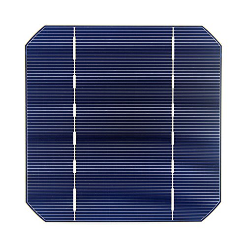 VIKOCELL 40Pcs 2.8W A Grade 125MM Monocrystalline Solar Cells 5x5 for DIY Solar Panel 100W