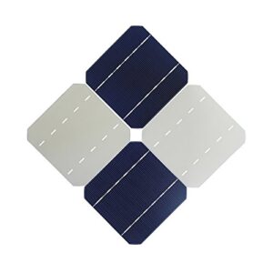 VIKOCELL 40Pcs 2.8W A Grade 125MM Monocrystalline Solar Cells 5x5 for DIY Solar Panel 100W