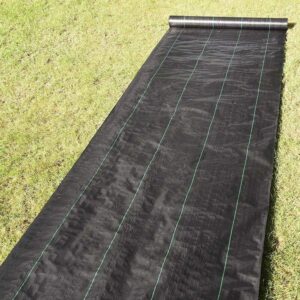 ECOgardener Premium 5oz Landscape Fabric, 4ft x 100ft Pro Garden Weed Barrier - Durable & Heavy Duty Weed Block Gardening Mat, Easy Setup & Superior Weed Control, Eco-Friendly & Convenient Design