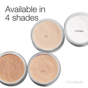 RMS Beauty Tinted "Un" Powder 2-3 - Natural Silica & Mica Face Setting Powder Makeup - Absorb Excess Oil for a Matte Finish & Minimize the Appearance of Pores, Organic & Cruelty-Free (0.32 Ounce)