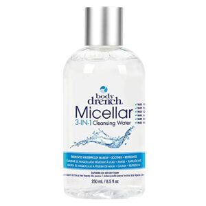 body drench micellar 3-in-1 cleansing water – removes waterproof makeup, 8.5 fl oz