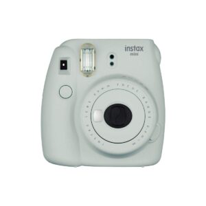 fujifilm instax mini 9 instant camera, smokey white