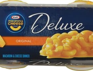 Kraft Deluxe Original Easy Microwavable Macaroni and Cheese Cups (4 ct Pack, 2.39 oz Cups)