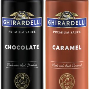 Ghirardelli Chocolate and Caramel Sauces 16 oz Squeeze Bottles