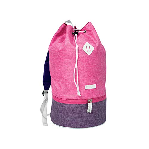 DM Merchandising Inc. Fitkicks Throwback Back Pack Bag by Pink