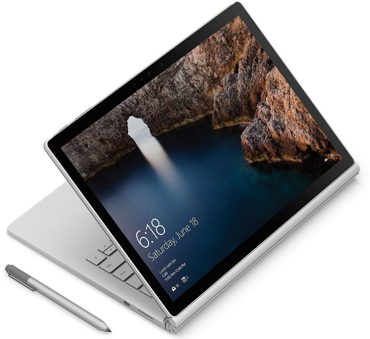 Microsoft Surface Book (256 GB, 8 GB RAM, Intel Core i7, NVIDIA GeForce graphics) (Renewed)