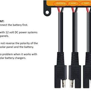 Sunway Solar Panels Charge Controller 12V Battery Regulator 7A for Safe Protection of 12Volt Solar Power Battery Charger, Solar Trickle Charger & Maintainer and Solar Powered System Kit