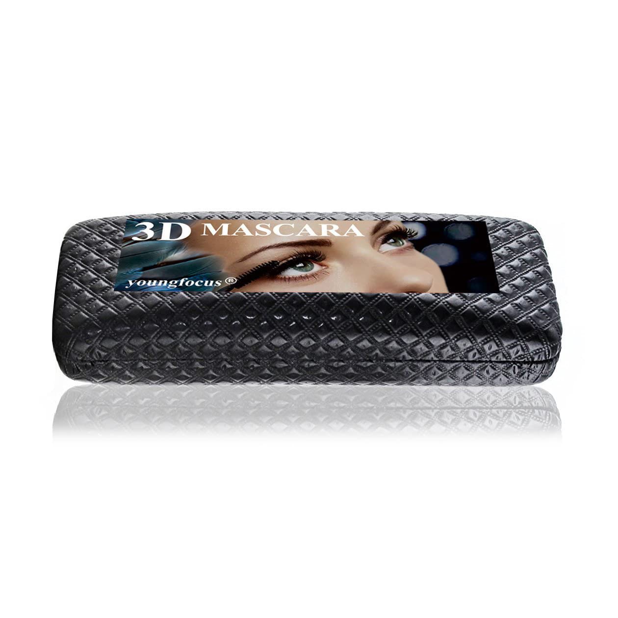 Youngfocus 3D Silk Fiber Lash Mascara, Lengthening and Thick, Volume, Long Lasting, Waterproof & Smudge-Proof, All Day Full, Long, Thick, Smudge-Proof Eyelashes-Best Gift