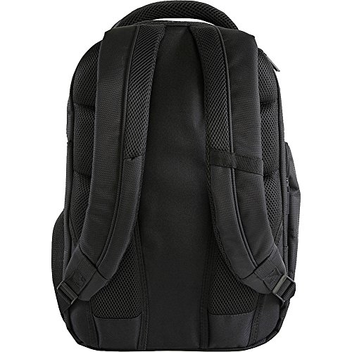 Perry Ellis Men's P13 Business Laptop Backpack with Tablet Pocket, Black, One Size