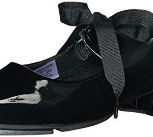 Leo Women's JR. Beats Dance Shoe, Black, 6 Medium US