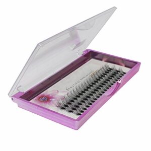 Dedila 8/10/12/14/16/17/18/20mm 60pcs 20 Root Grafting Individual False Eyelashes Mink Natural Long Eye Lashes Cluster Extension Makeup Beauty Fake Eyelash (12mm)