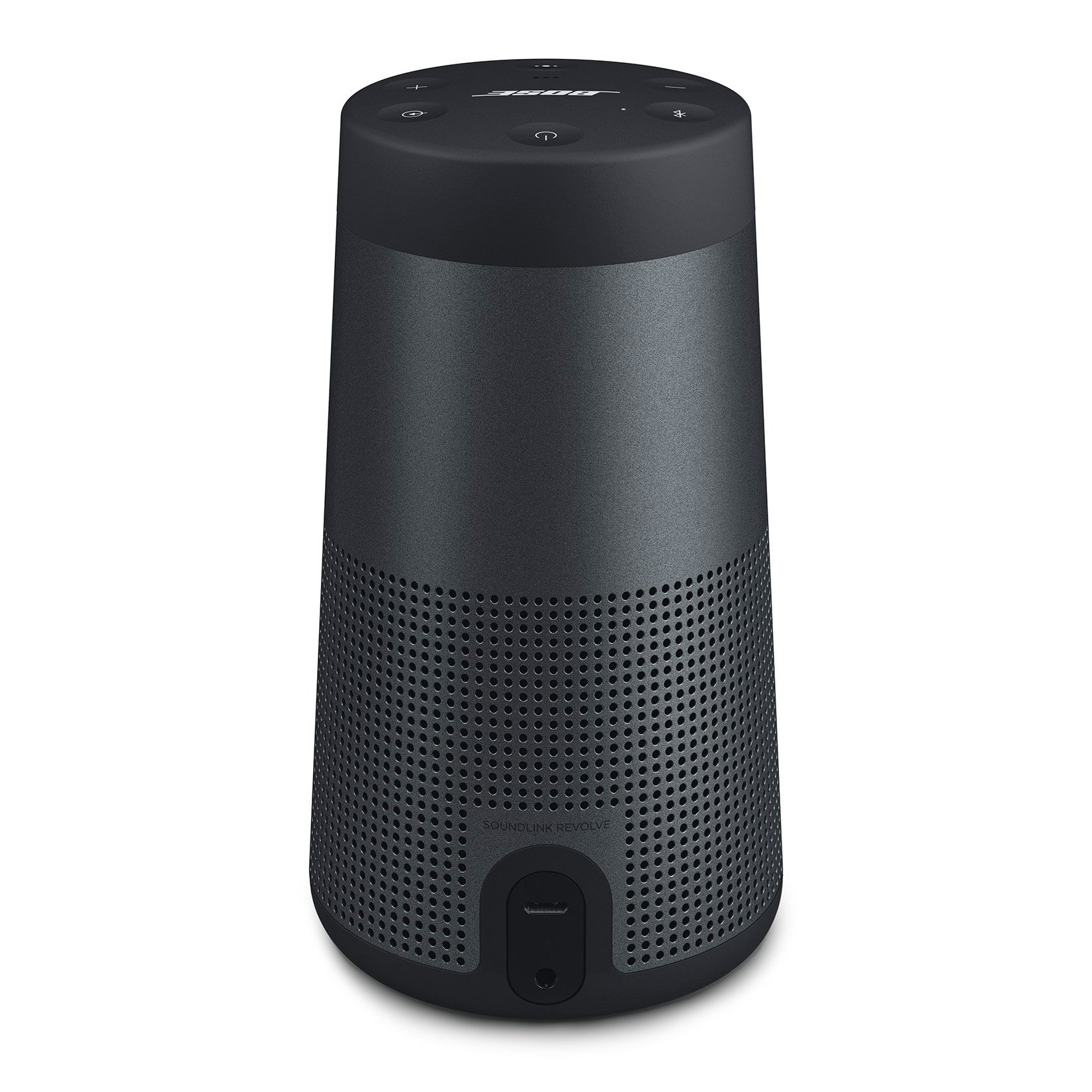 The Bose SoundLink Revolve, the Portable Bluetooth Speaker with 360 Wireless Surround Sound, Triple Black