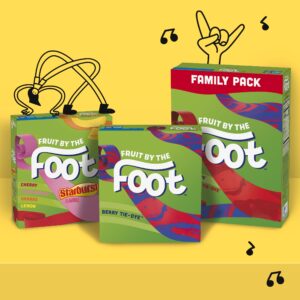 Fruit by the Foot, Fruit Snacks, Berry and Strawberry, 13.5 oz