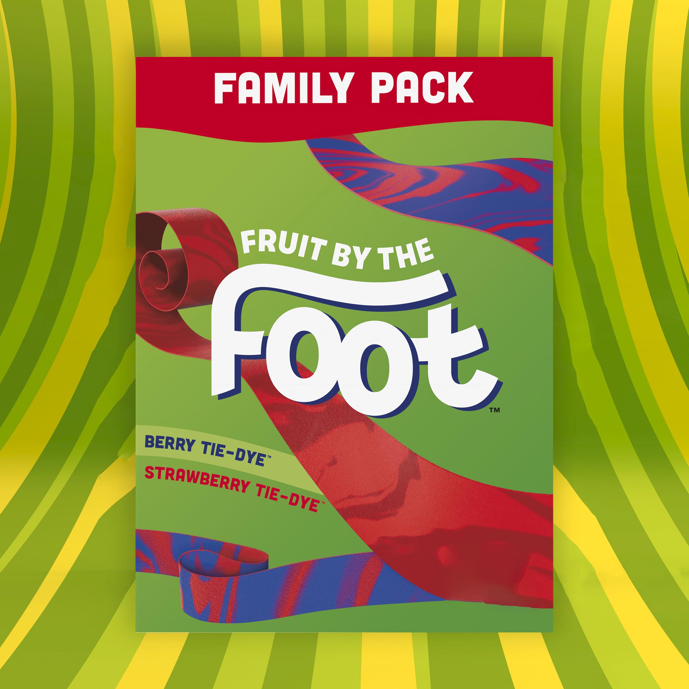 Fruit by the Foot, Fruit Snacks, Berry and Strawberry, 13.5 oz
