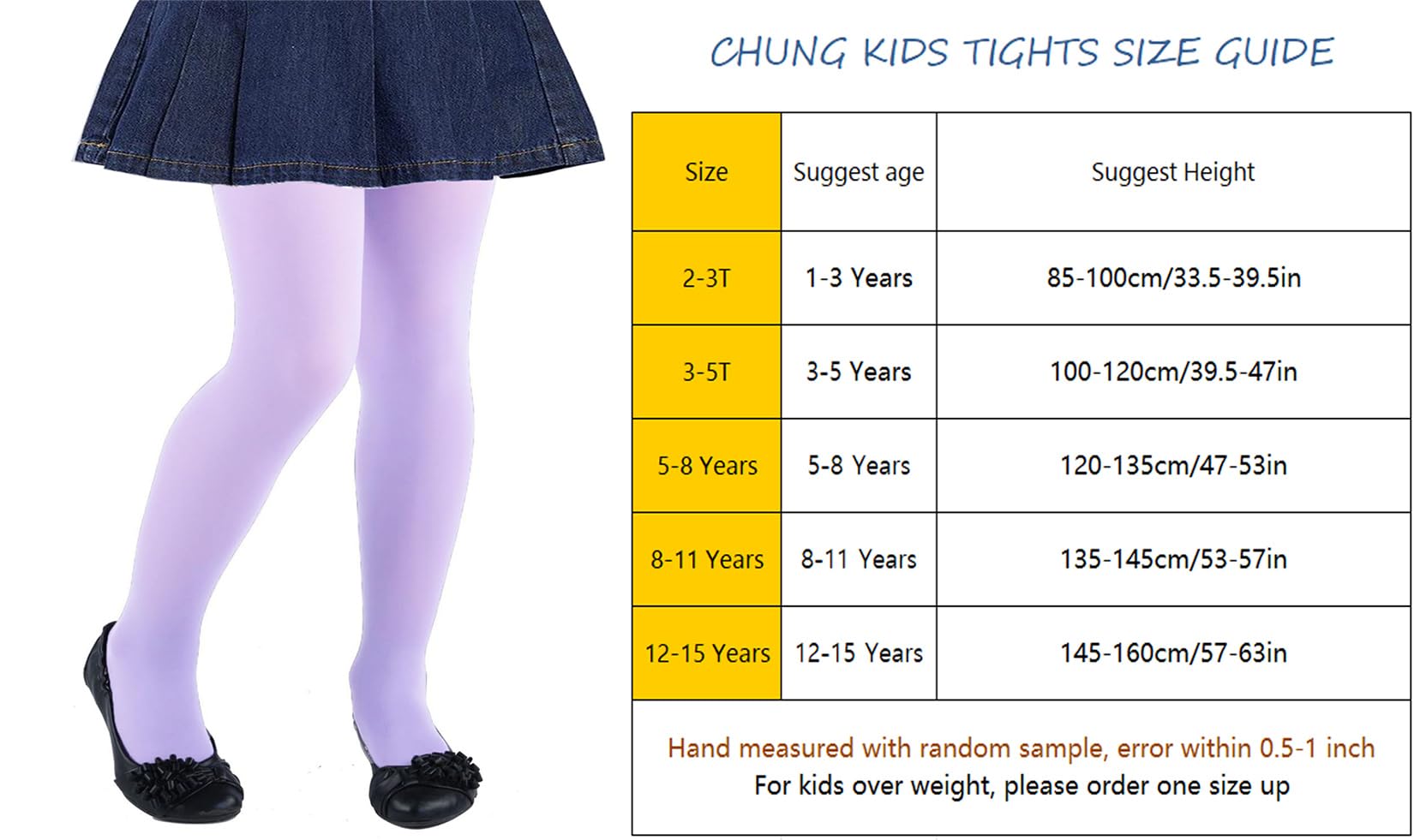 CHUNG Girls Light Weight Stretchy Footed Lights Students Ballet 1or3 pieces, Green, 5-8Y