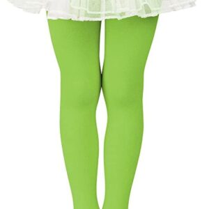 CHUNG Girls Light Weight Stretchy Footed Lights Students Ballet 1or3 pieces, Green, 5-8Y