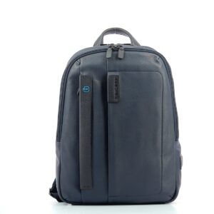 piquadro unisex adult backpack, blue (navy), 11x40x31 cm (w x h x l)