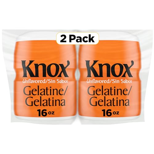 Knox Unflavored Gelatin Duel Pack (2 ct Pack, 16 oz Canisters)