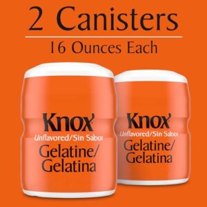 Knox Unflavored Gelatin Duel Pack (2 ct Pack, 16 oz Canisters)