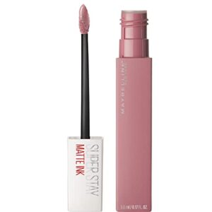 maybelline super stay matte ink liquid lipstick makeup, long lasting high impact color, up to 16h wear, dreamer, warm pink neutral, 1 count