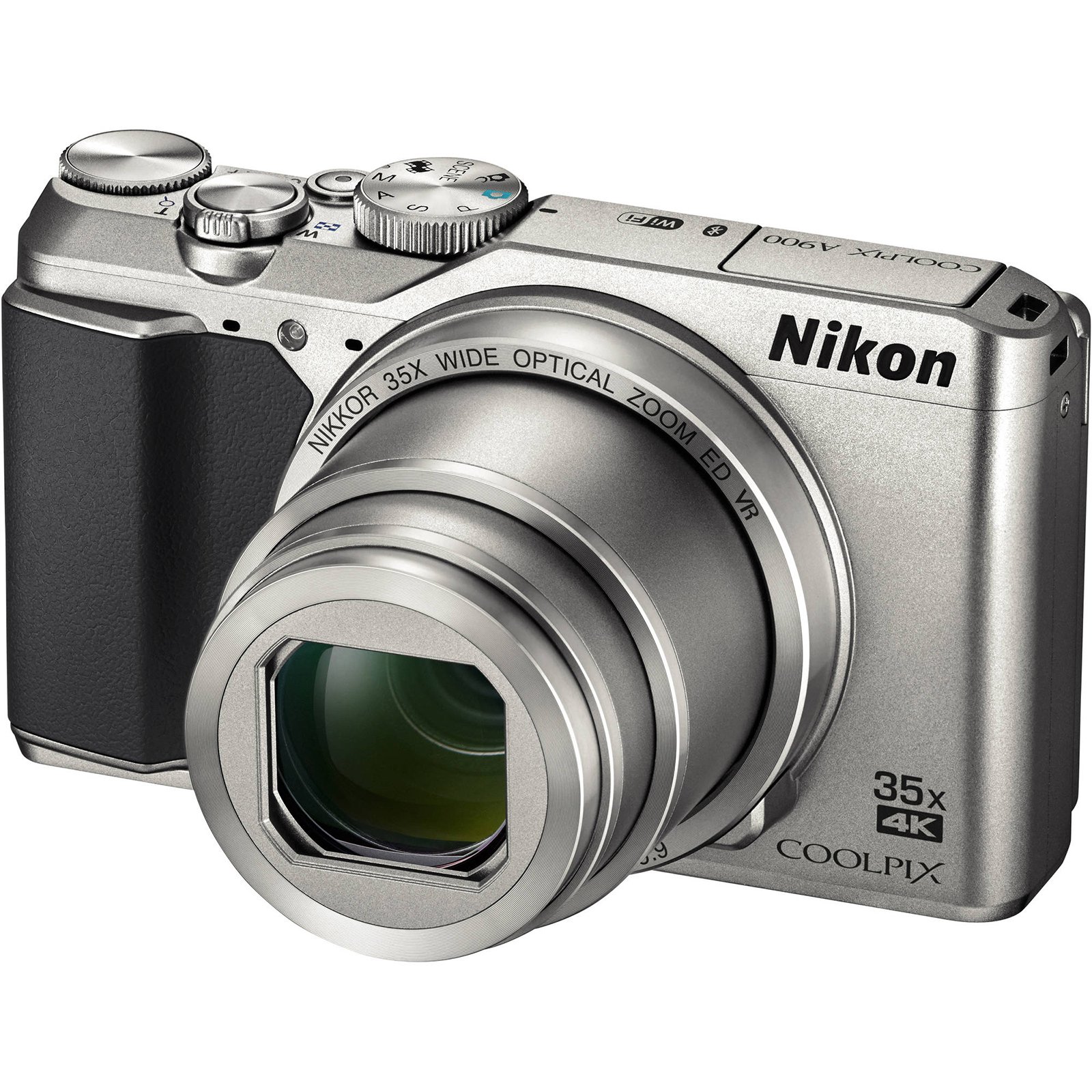 Nikon Coolpix A900 4K Wi-Fi Digital Camera (Silver) - (Renewed)