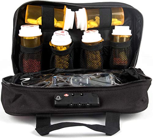 Medicine RX Safe Medication Travel Bag Logo