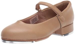 leo women's rhythm tap dance shoe, tan, 5 medium us