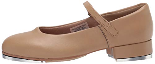 Leo Women's Rhythm TAP Dance Shoe, tan, 5 Medium US