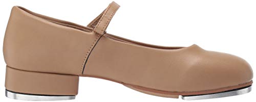 Leo Women's Rhythm TAP Dance Shoe, tan, 5 Medium US