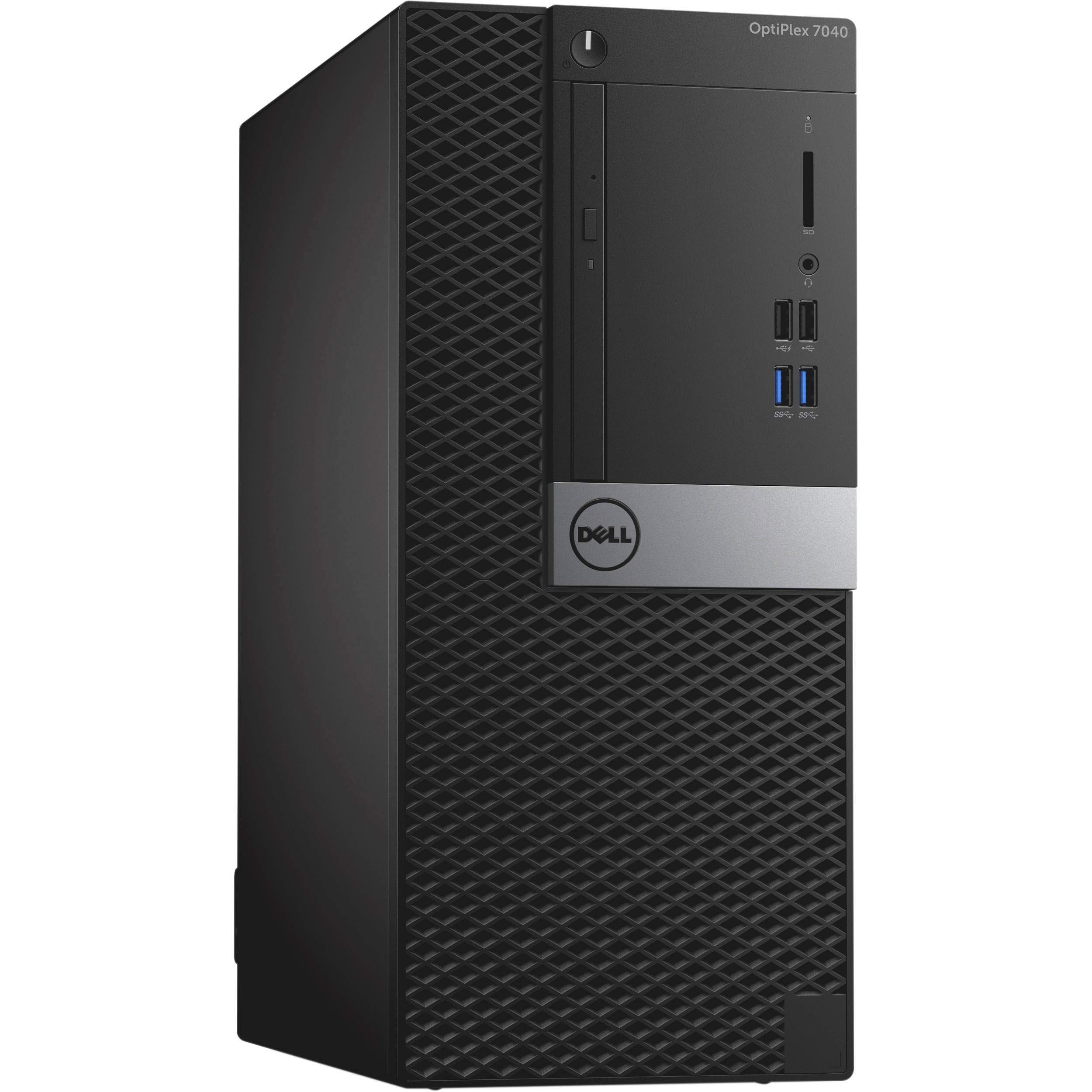 Dell Optiplex 7040 Mini Tower, Intel Core 6th Generation i5-6500 Processor, 8 GB DDR4, 1 TB HDD, Windows 10 Pro (Renewed)