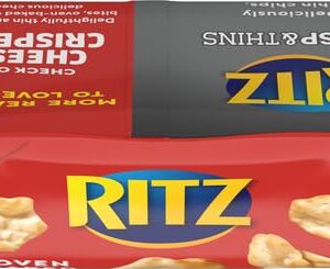 RITZ Crisp and Thins Cream Cheese and Onion Chips, 7.1 oz