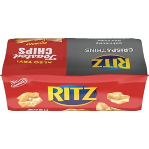 RITZ Crisp and Thins Cream Cheese and Onion Chips, 7.1 oz