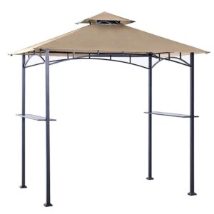grill gazebo replacement roof for #l-gz238pst-11 by abccanopy beige