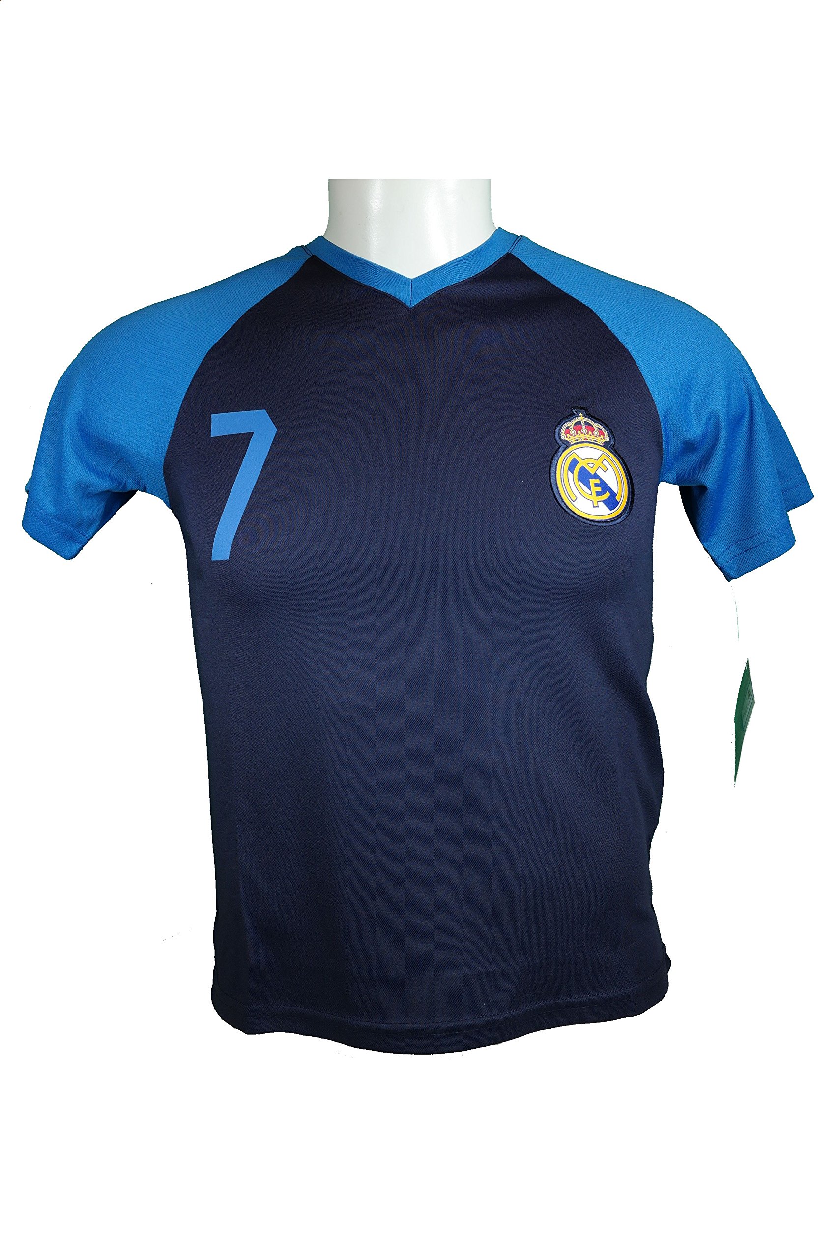 Real Madrid Soccer Official Youth Soccer Training Performance Poly Jersey -Y011 YM