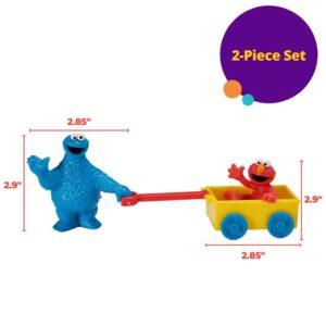 DecoSet® Sesame Street Cake Toppers, 3-Piece Birthday Topper with Elmo and Cookie Monster