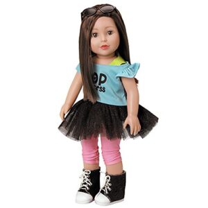 adora fun, amazing sweet girls - emma! 18” amazon exclusive play doll in soft vinyl, perfect dressing and styling outfit changeable with other amazing girl dolls