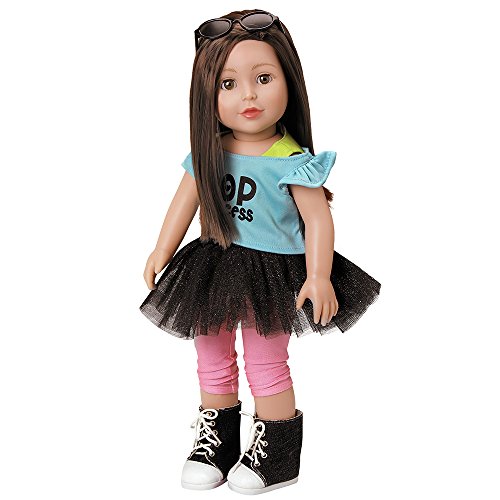 Adora Fun, Amazing Sweet Girls - Emma! 18” Amazon Exclusive Play Doll in Soft Vinyl, Perfect Dressing and Styling Outfit Changeable with Other Amazing Girl Dolls