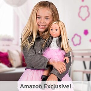 Adora Fun, Amazing Sweet Girls - Harper! 18” Amazon Exclusive Play Doll in Soft Vinyl, Perfect Dressing and Styling Outfit Changeable with Other Amazing Girl Dolls